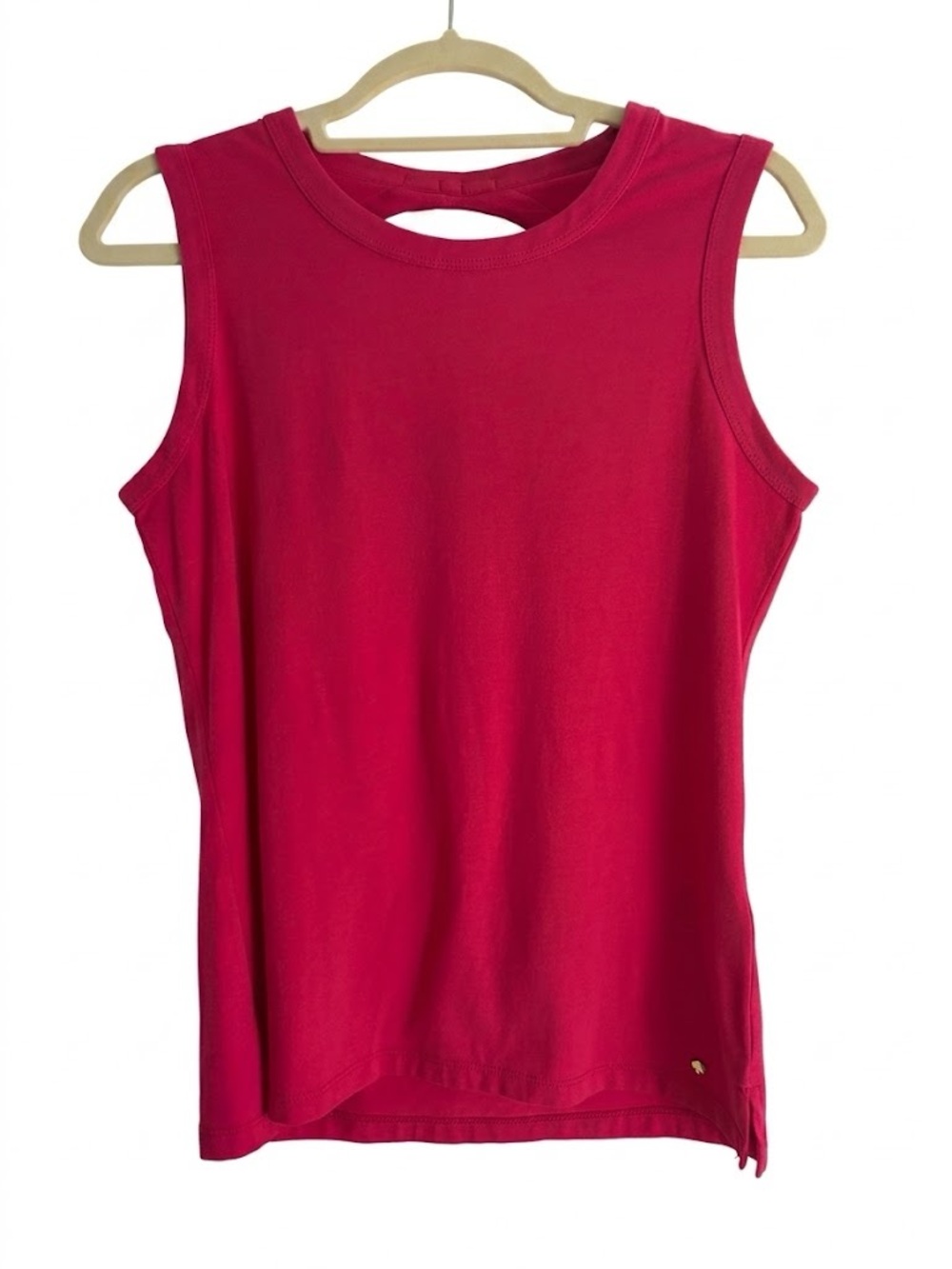 kate spade Bright Pink Sleeveless Tank with Back Keyhole and Bow